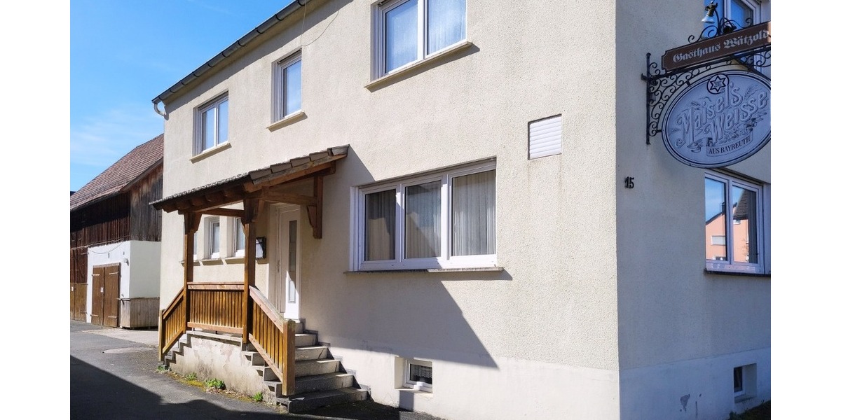Wohnhaus mit ehemaliger Gastwirtschaft und Scheune in Leups bei Pegnitz zu verkaufen. - Zweifamilienhaus Pegnitz | Angebot:26232738