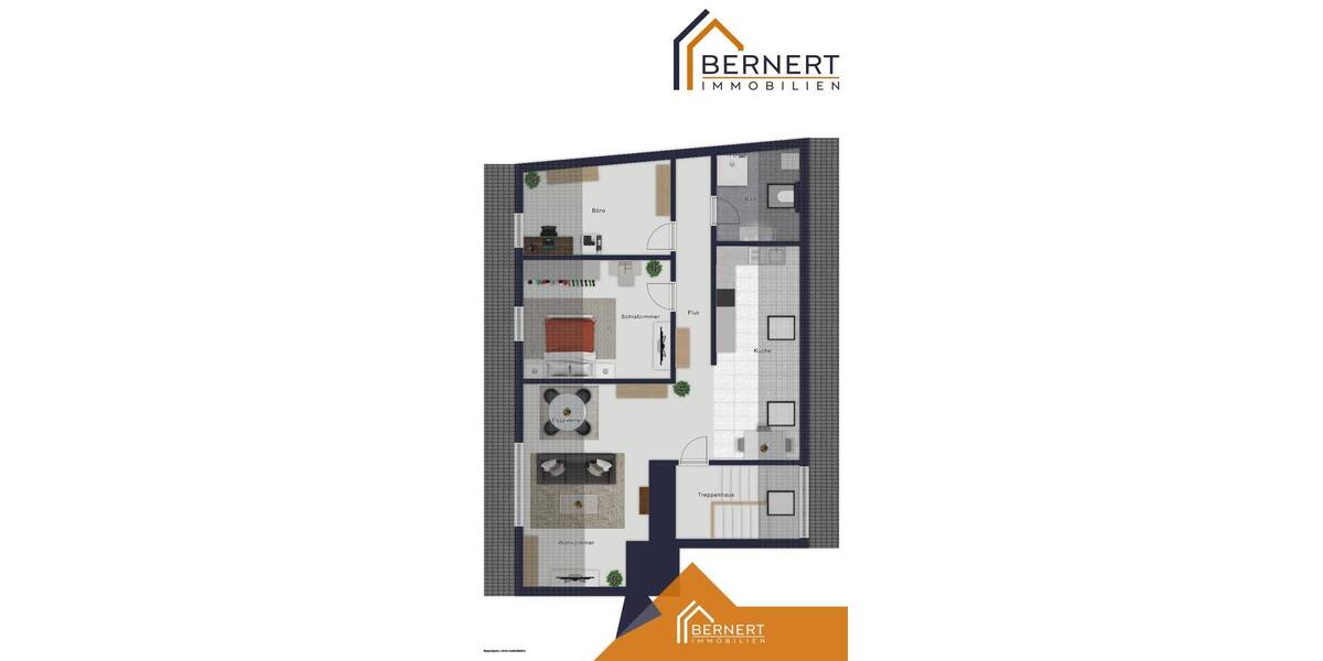 Etagenwohnung Kulmbach Blaich - 3 Zimmer, 77 m&sup2;, 275.000&euro; | Angebot:26106532