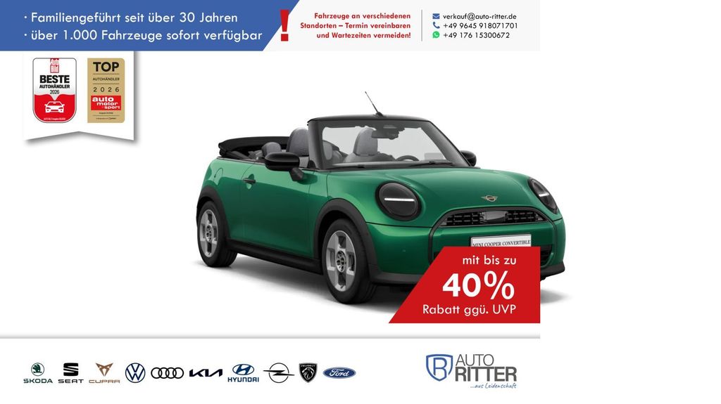 Mini Cooper Cabrio 8.000 km 30.590 &euro; Eschenbach 92676
