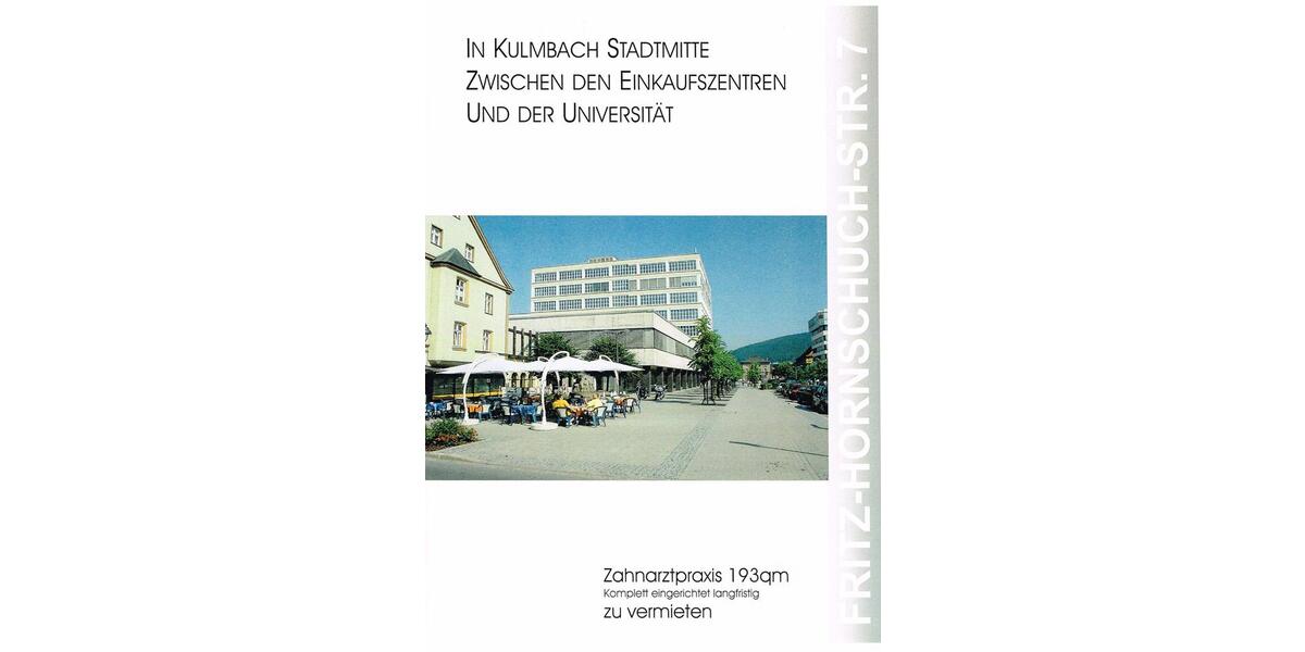 Gewerbeobjekt Kulmbach Blaich - 1.380&euro; | Angebot:26656799