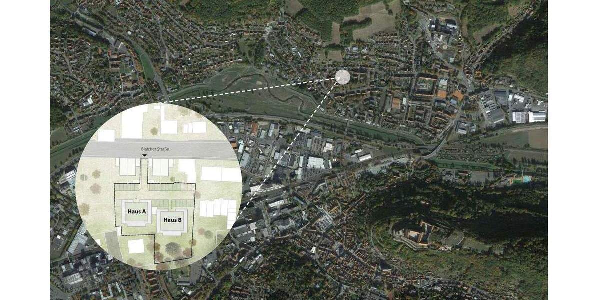 Etagenwohnung Kulmbach Blaich - 2 Zimmer, 60 m&sup2;, 285.000&euro; | Angebot:25707329