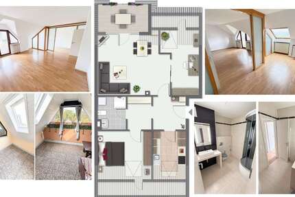 Wohnung Bayreuth Bernecker Straße / Insel / Riedelsberg - 2 Zimmer, 74 m&sup2;, 225.000&euro; | Angebot:27495527