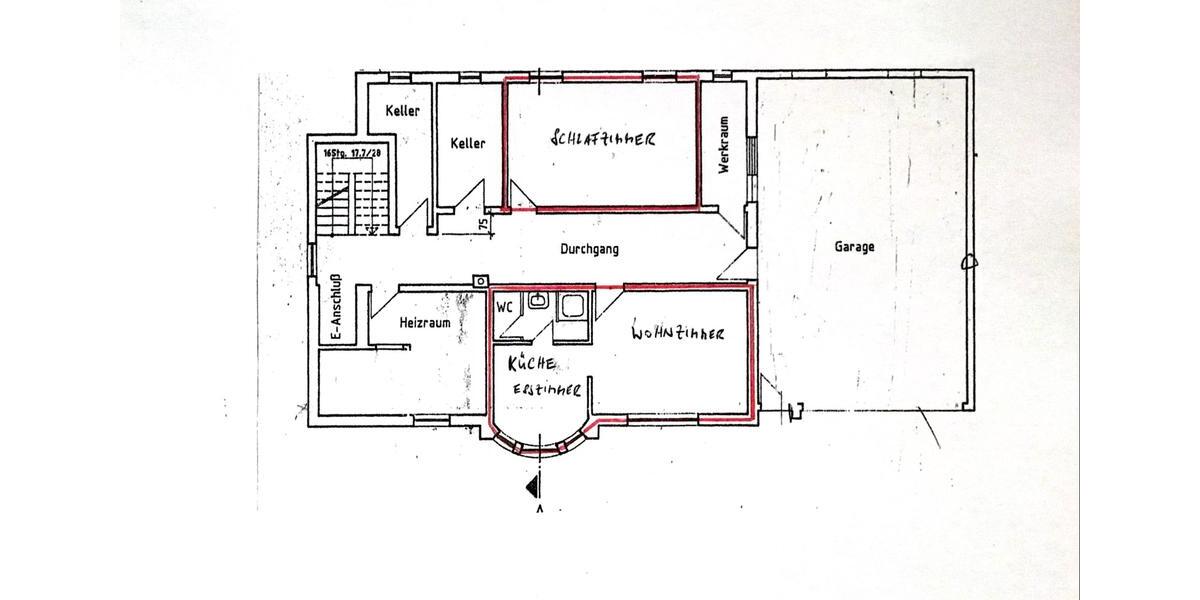 Erdgeschoßwohnung Weismain - 2 Zimmer, 51 m&sup2;, 620&euro; | Angebot:24841224