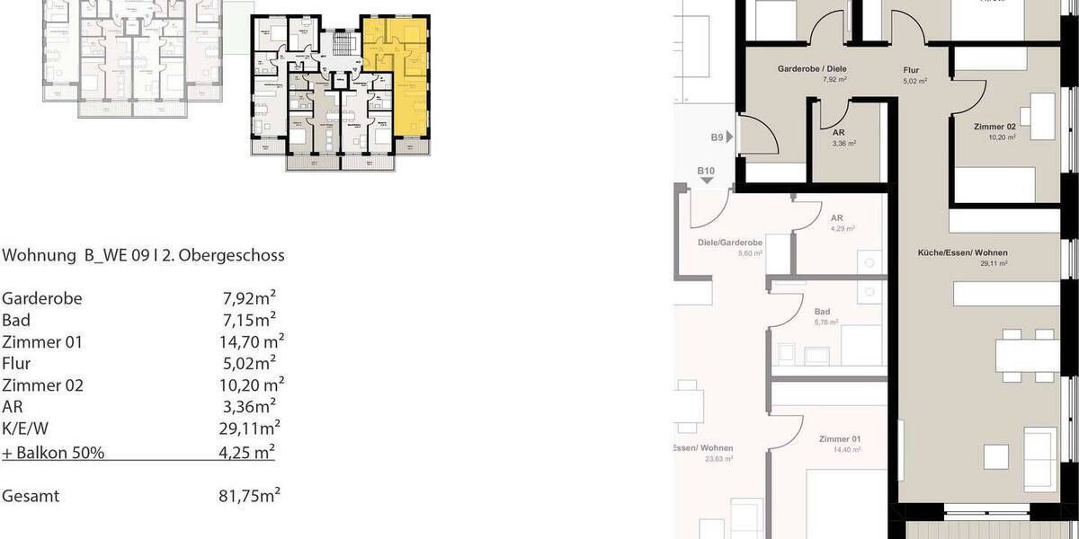 Etagenwohnung Kulmbach Blaich - 3 Zimmer, 82 m&sup2;, 395.000&euro; | Angebot:25707322