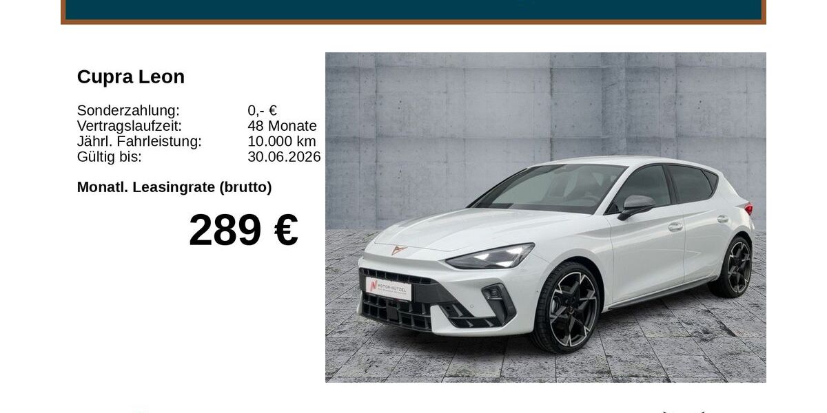 Cupra Leon 11.000 km 31.890 &euro; Bayreuth 95448