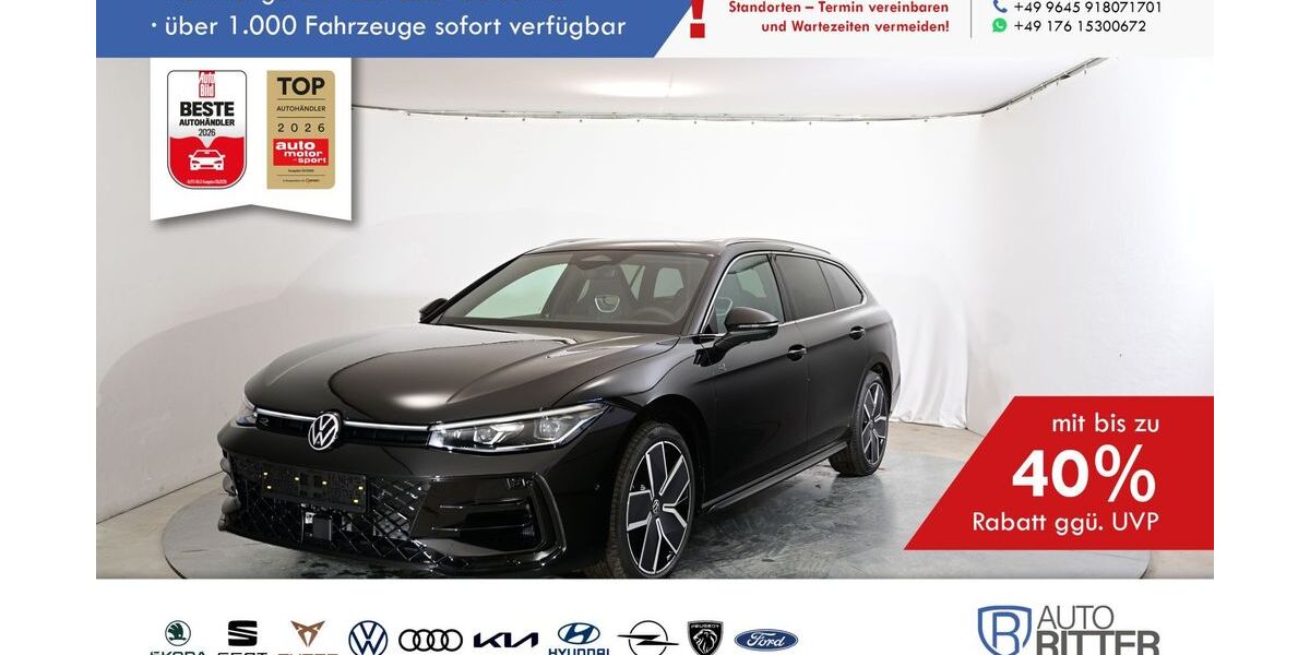 VW Passat Alltrack 12.000 km 54.590 &euro; Eschenbach 92676