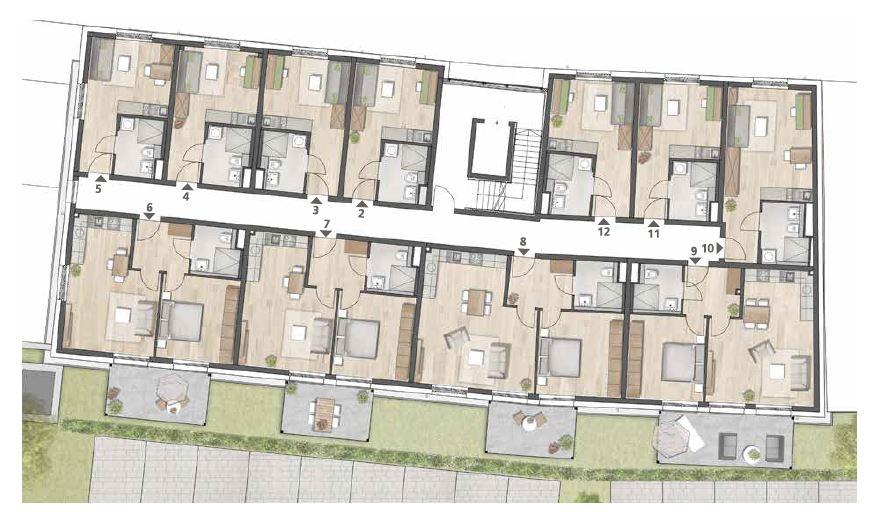 Etagenwohnung Kulmbach Blaich - 1 Zimmer, 25 m&sup2;, 350&euro; | Angebot:26005745