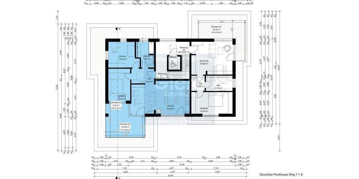 Etagenwohnung Bayreuth St. Johannis - 3 Zimmer, 80 m&sup2;, 451.129&euro; | Angebot:25725916