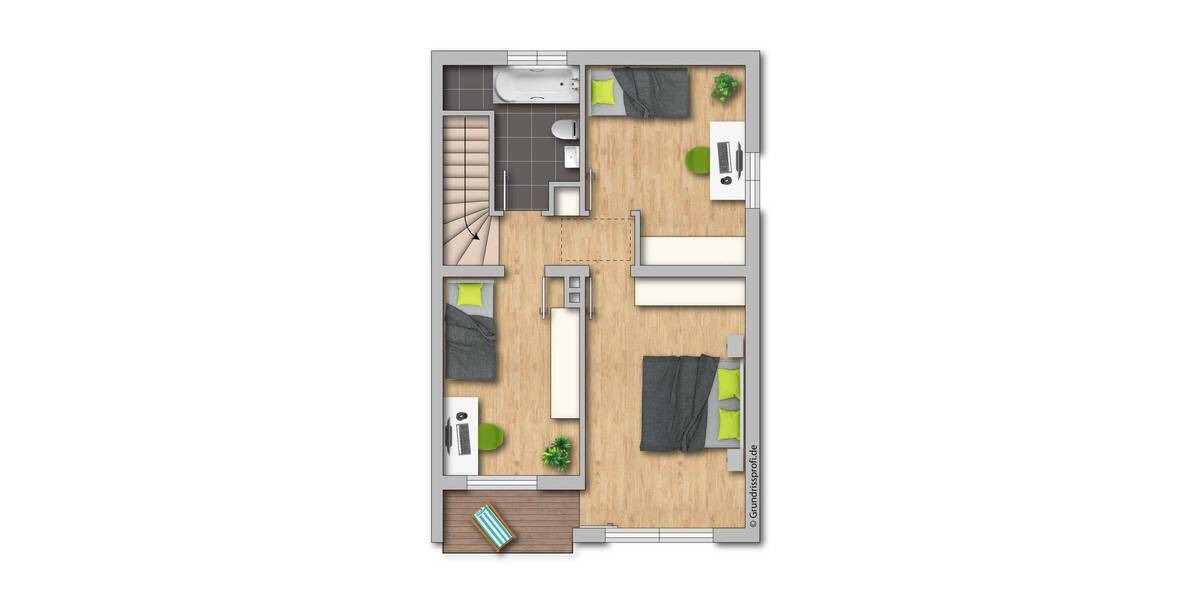 Reihenendhaus Bayreuth Grüner Baum - 4 Zimmer, 110 m&sup2;, 398.000&euro; | Angebot:26594687