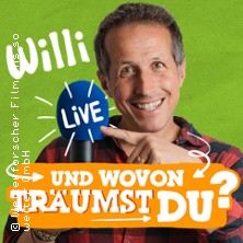Willi live – UND WOVON TRÄUMST DU? - Die Show über Träume, Mut und das Leben 24.01.2027 DAS ZENTRUM - Internationales Jugendkulturzentrum Bayreuth