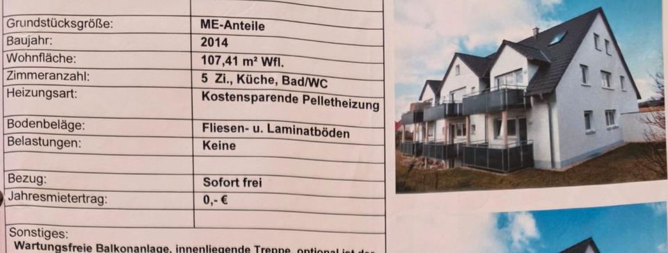 Maisonettenwohnung Kemnath - 5 Zimmer, 107 m&sup2;, 289.000&euro; | Angebot:26044974