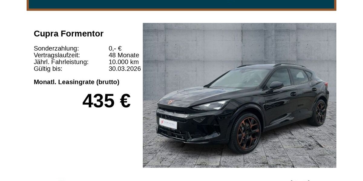 Cupra Formentor 4.500 km 43.990 &euro; Bayreuth 95448