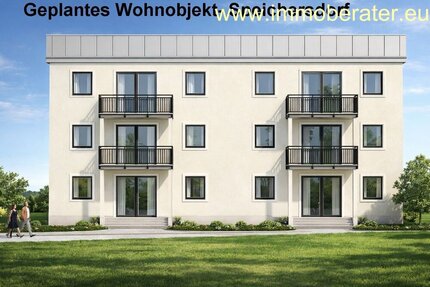 Projektiert 4-Zi-Neubauwohnung WFL ca. 104 m² Erdgeschosss mit Terrasse und eig. Gartenanteil Garage und Kfz-Stellplatz Bezug Frühjahr 2027. - Wohnung Speichersdorf | Angebot:15896480