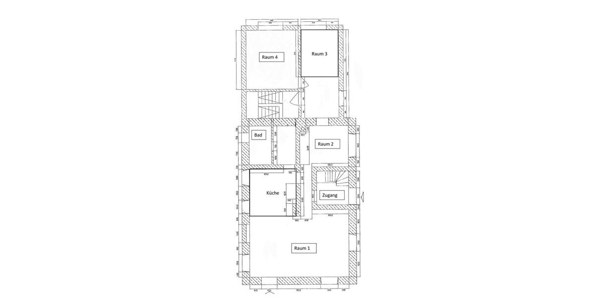 Erdgeschoßwohnung Himmelkron - 4 Zimmer, 107 m&sup2;, 550&euro; | Angebot:24455570