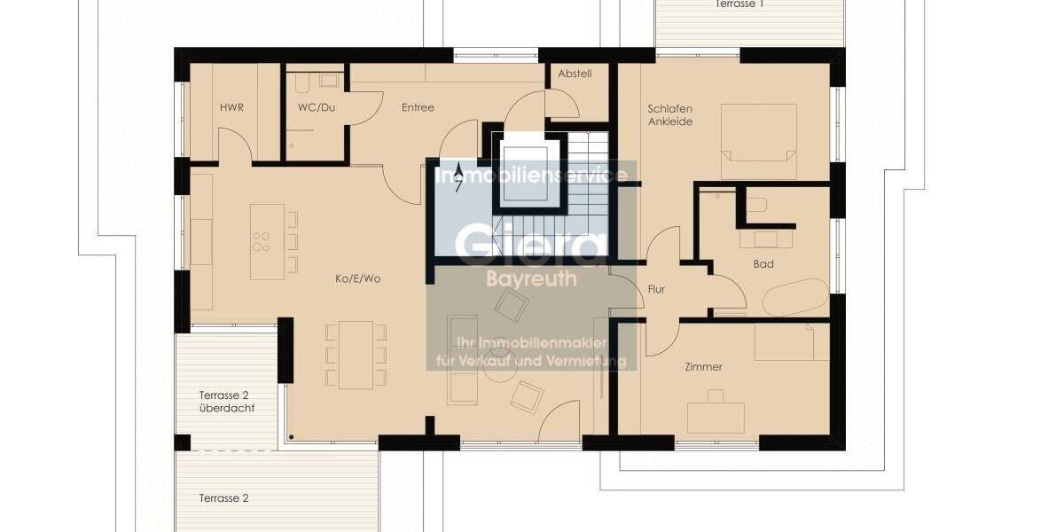 Etagenwohnung Bayreuth St. Johannis - 4 Zimmer, 146 m&sup2;, 768.705&euro; | Angebot:25768287