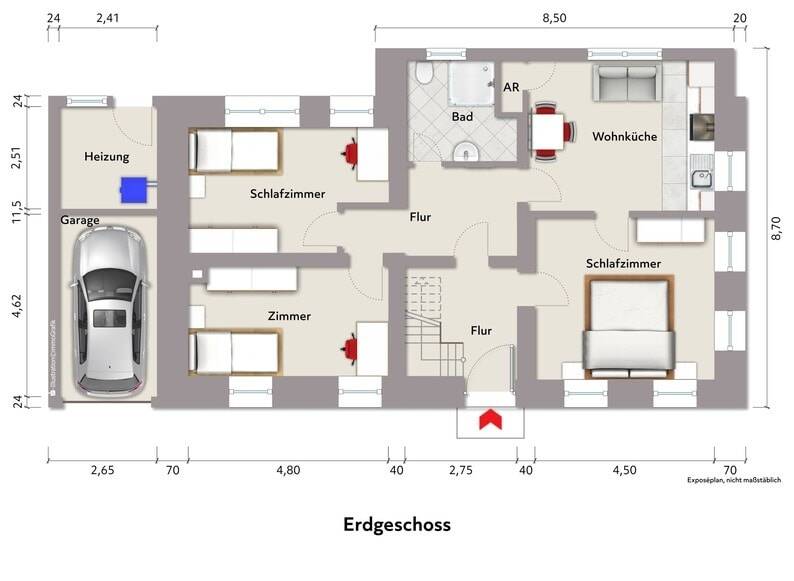 Mehrfamilienhaus, Wohnhaus Wirsberg - 7 Zimmer, 170 m&sup2;, 149.000&euro; | Angebot:26476055