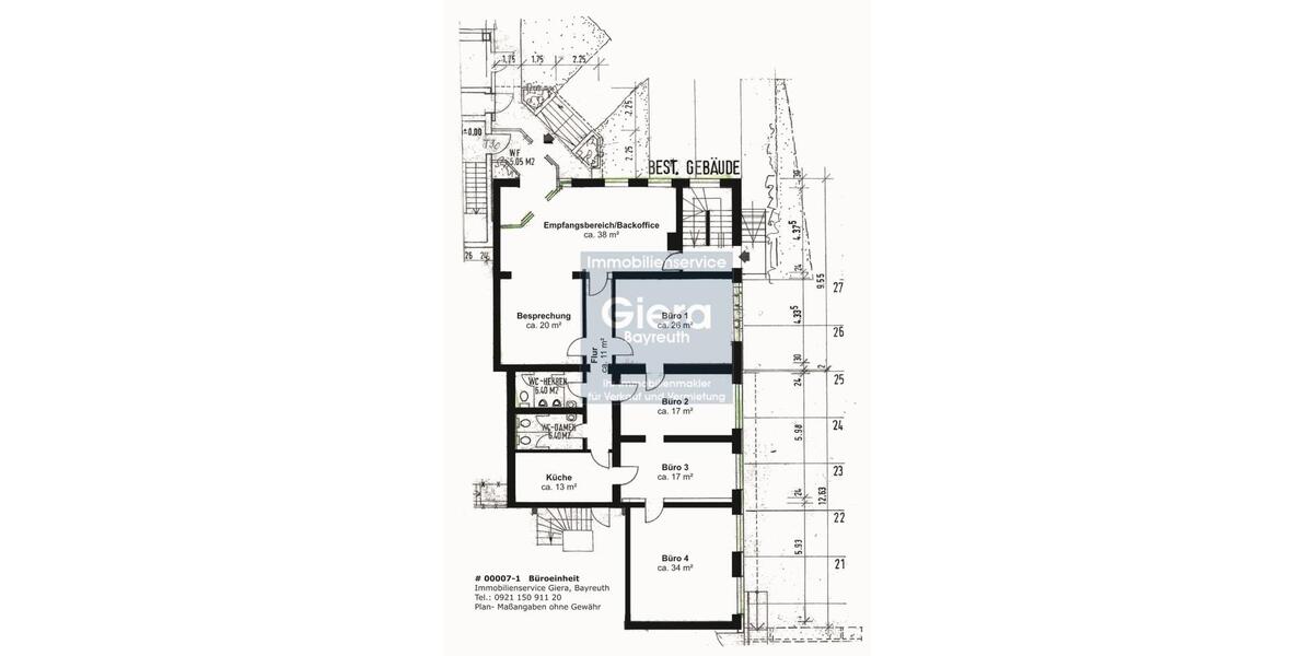 Gewerbeobjekt Bayreuth Bernecker Straße / Insel / Riedelsberg - 680&euro; | Angebot:24608302