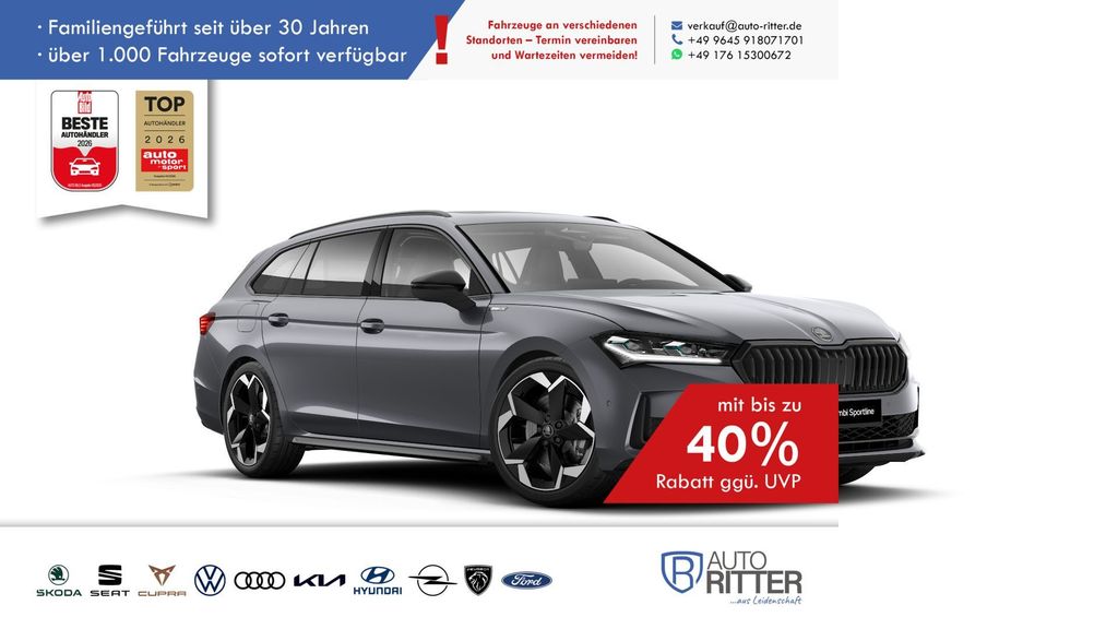Skoda Superb 1.732 km 51.990 &euro; Eschenbach 92676