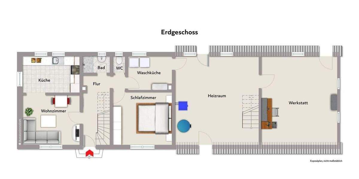 Einfamilienhaus Bischofsgrün - 6 Zimmer, 155 m&sup2;, 205.000&euro; | Angebot:25736639