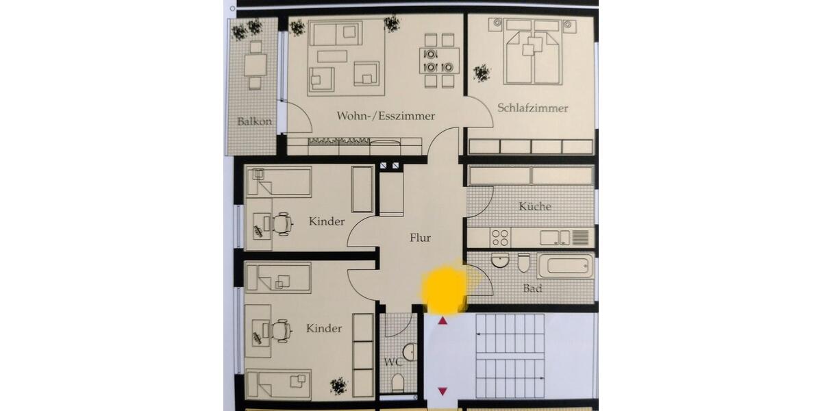 Erdgeschoßwohnung Bayreuth Bernecker Straße / Insel / Riedelsberg - 4 Zimmer, 87 m&sup2;, 230.000&euro; | Angebot:26124083