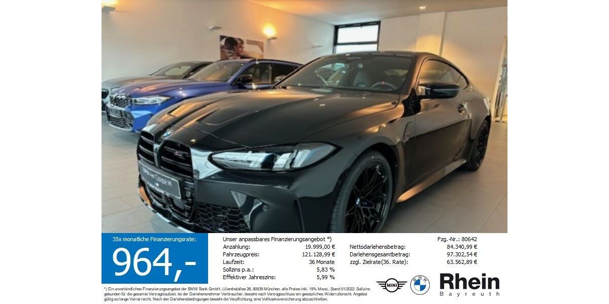 BMW M4 18.000 km 95.999 &euro; Bayreuth 95447