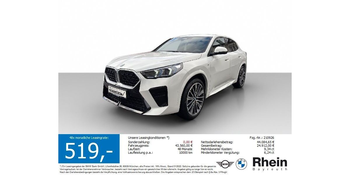 BMW X2 25.814 km 41.470 &euro; Bayreuth 95447