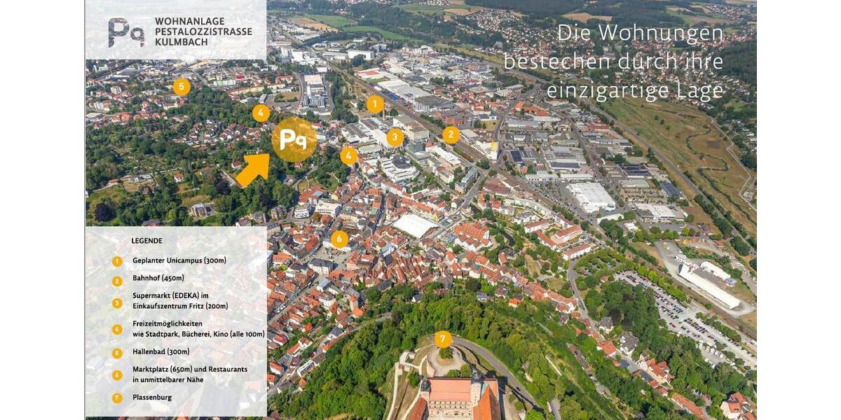 Etagenwohnung Kulmbach Blaich - 1 Zimmer, 25 m&sup2;, 350&euro; | Angebot:26005745