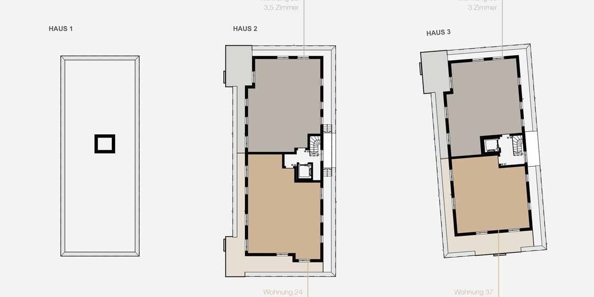 Etagenwohnung Bayreuth Kreuzstein - 3 Zimmer, 74 m&sup2;, 398.330&euro; | Angebot:25673847