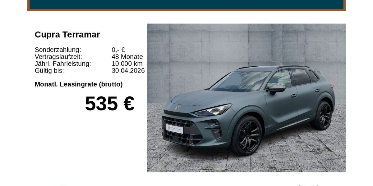 Cupra Terramar 2.571 km 48.990 &euro; Bayreuth 95448