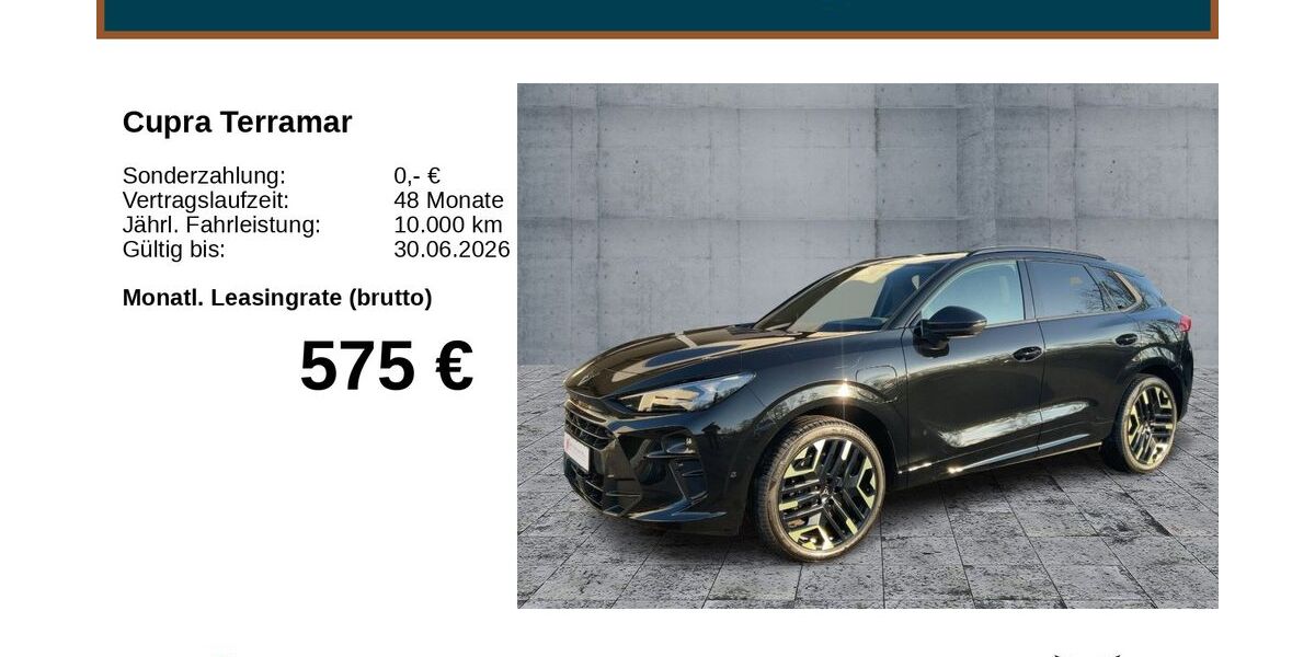 Cupra Terramar 1.500 km 52.650 &euro; Bayreuth 95448
