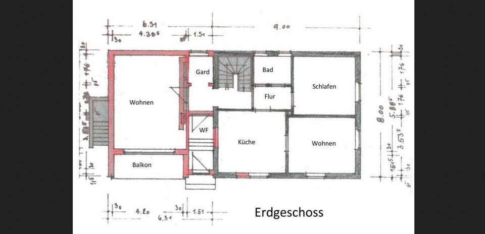 Erdgeschoßwohnung Marktleugast - 3 Zimmer, 64 m&sup2;, 550&euro; | Angebot:26042522