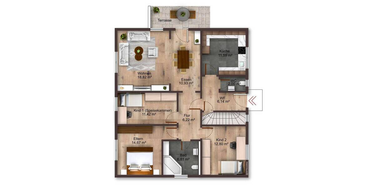 Einfamilienhaus Kulmbach / Kirchleus Kirchleus - 6 Zimmer, 200 m&sup2;, 499.000&euro; | Angebot:26787487