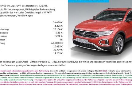 VW T-Roc 14.990 km 26.480 &euro; Bayreuth 95448