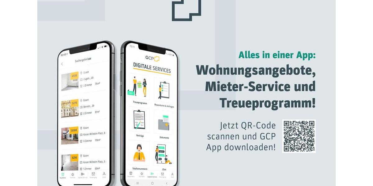 Etagenwohnung Mainleus - 2 Zimmer, 61 m&sup2;, 500&euro; | Angebot:25180200