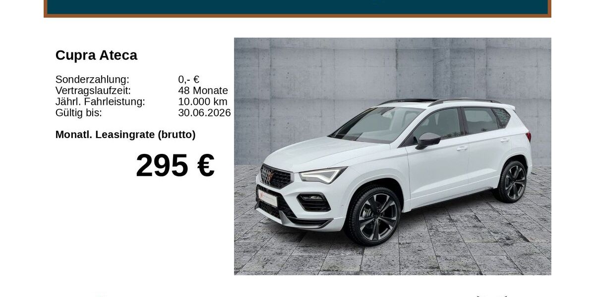 Cupra Ateca 13.000 km 34.890 &euro; Bayreuth 95448