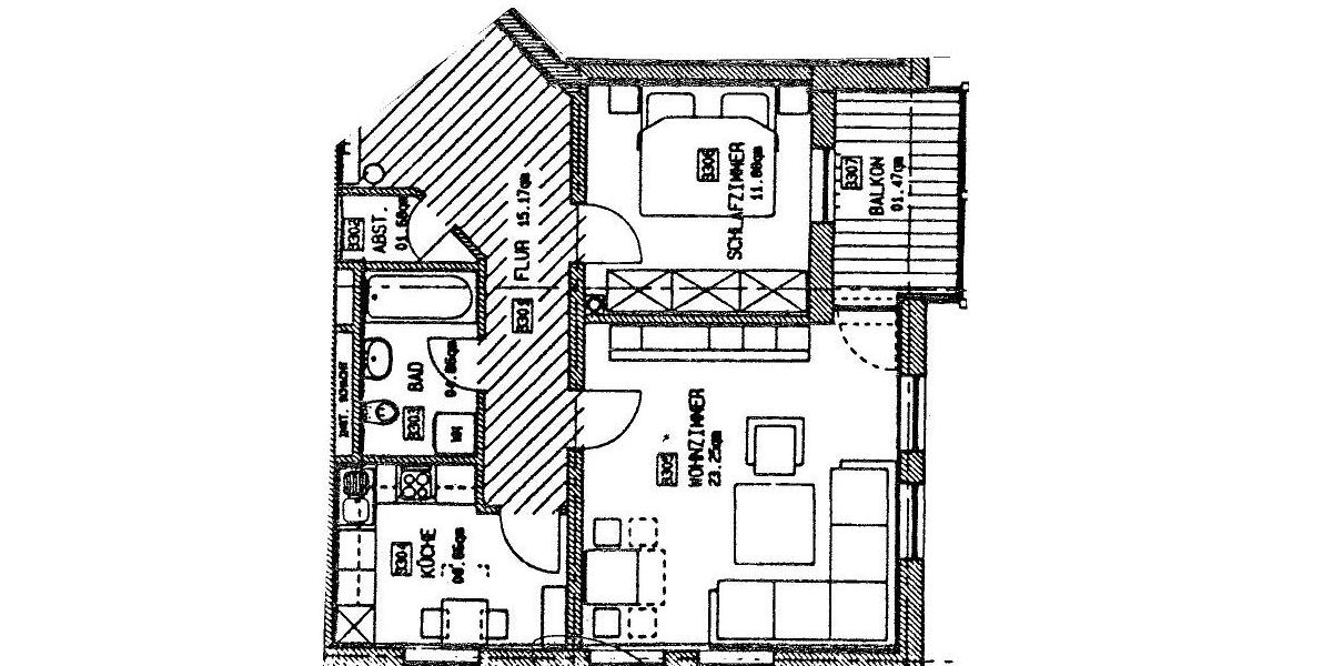 Etagenwohnung Auerbach in der Oberpfalz - 2 Zimmer, 69 m&sup2;, 120.000&euro; | Angebot:27251235