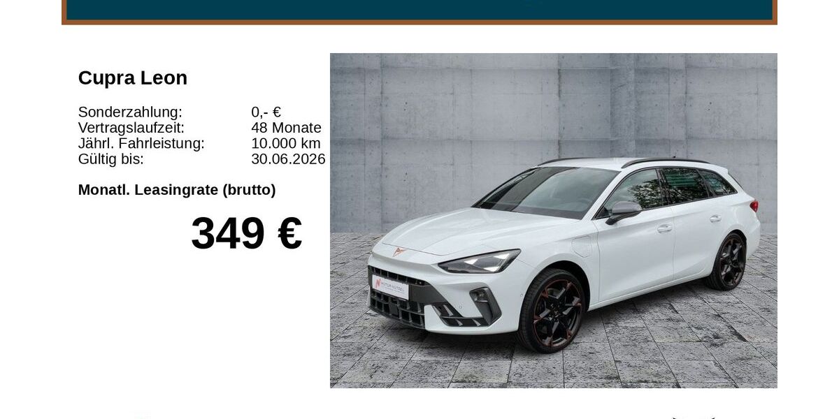 Cupra Leon 11.000 km 38.490 &euro; Bayreuth 95448