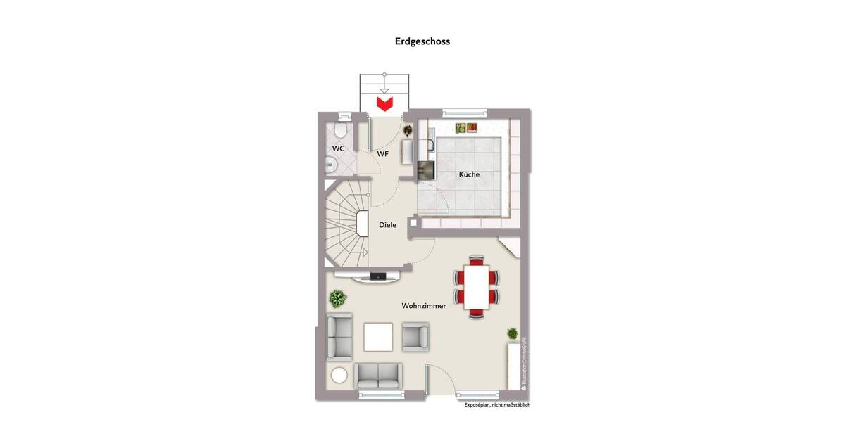Reihenmittelhaus Bayreuth Grüner Baum - 4 Zimmer, 94 m&sup2;, 249.000&euro; | Angebot:26834508