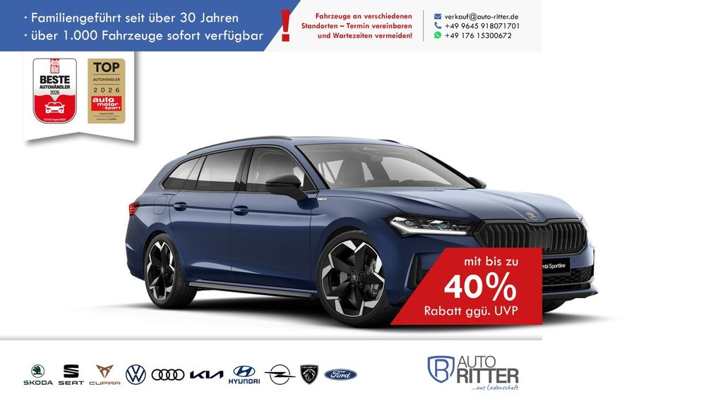 Skoda Superb 1.535 km 51.990 &euro; Eschenbach 92676