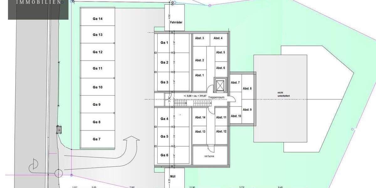 Etagenwohnung Kulmbach Blaich - 2 Zimmer, 62 m&sup2;, 305.900&euro; | Angebot:25665675