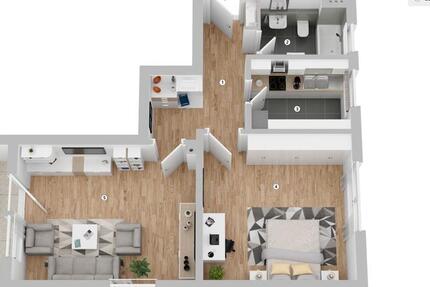 Wohnung Bayreuth Meyernberg - 2 Zimmer, 63 m&sup2;, 650&euro; | Angebot:27537417
