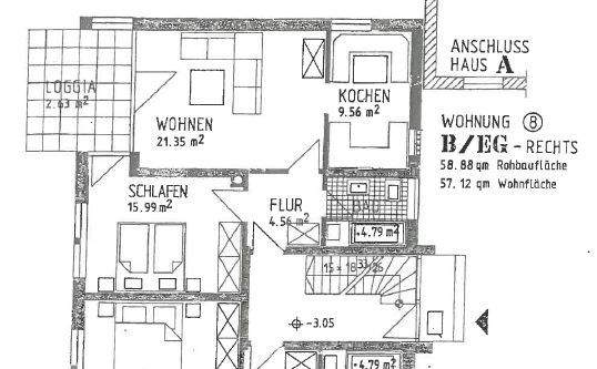 Terrassenwohnung Bischofsgrün - 2 Zimmer, 79.200&euro; | Angebot:25694579