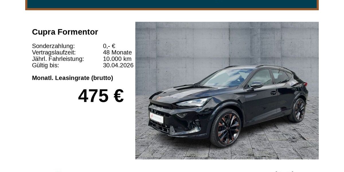 Cupra Formentor 1.500 km 44.590 &euro; Bayreuth 95448