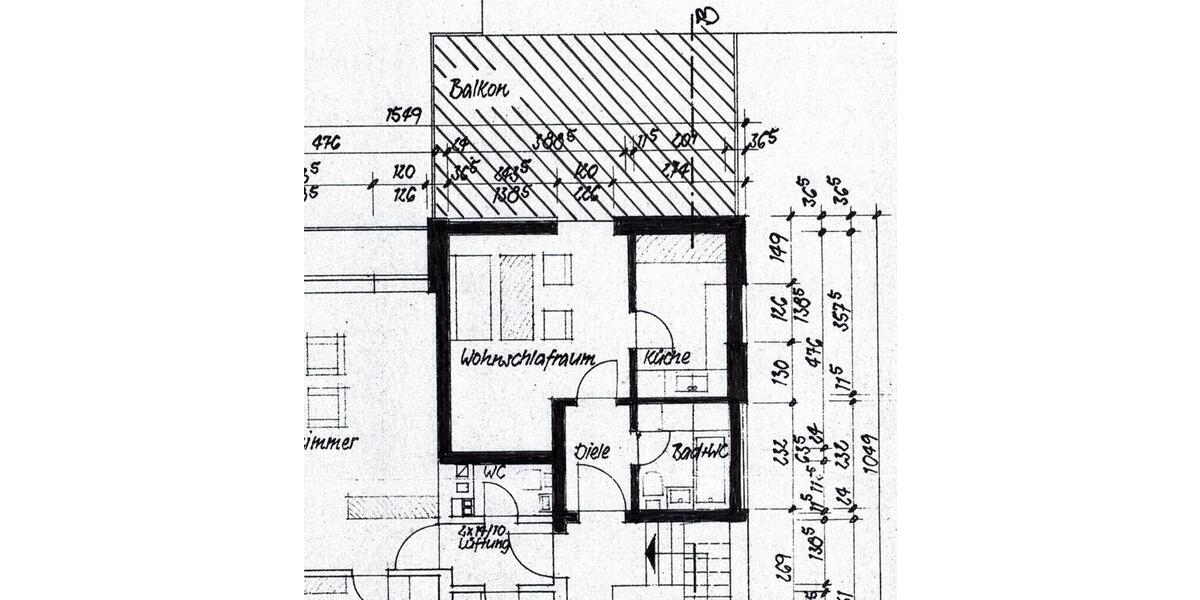 Etagenwohnung Eckersdorf - 1 Zimmer, 38 m&sup2;, 345&euro; | Angebot:25179983